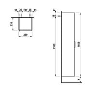  Laufen BASE 402672 (350x335x1650)   ,  